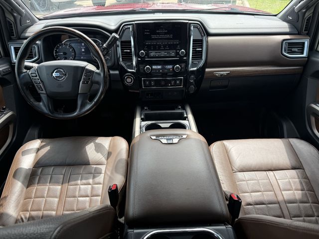 2021 Nissan Titan Platinum Reserve Red at Cook Ford