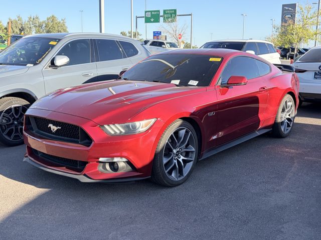 Ruby Red Metallic Tinted Clearcoat 2015 Ford Mustang Coupe Rear-Wheel Drive 6-Speed Manual