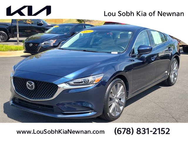Deep Crystal Blue Mica 2021 Mazda MAZDA6 Sedan Front-Wheel Drive 6-Speed Automatic