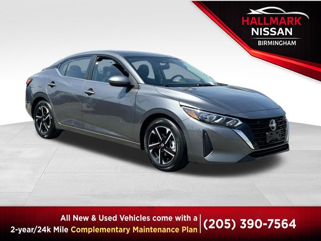 Gray (Gun Metallic) 2025 Nissan Sentra SV FWD Sedan Front-Wheel Drive Continuously Variable Transmission