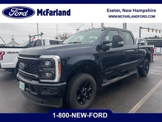Blue Metallic 2023 Ford F-250 Super Duty XL Crew Cab 4WD Pickup Truck Four-Wheel Drive Automatic