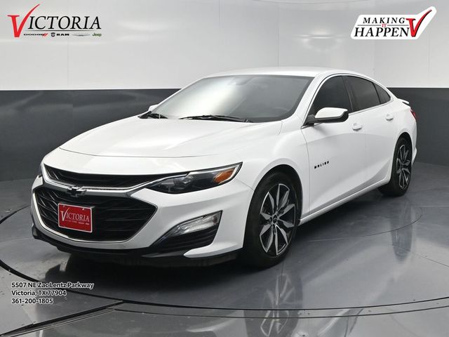 2023 Chevrolet Malibu RS White at North Houston Mitsubishi