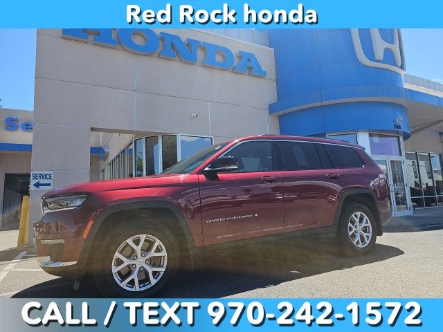 Velvet Red Pearlcoat 2022 Jeep Grand Cherokee L SUV / Crossover Four-Wheel Drive 8-Speed Automatic