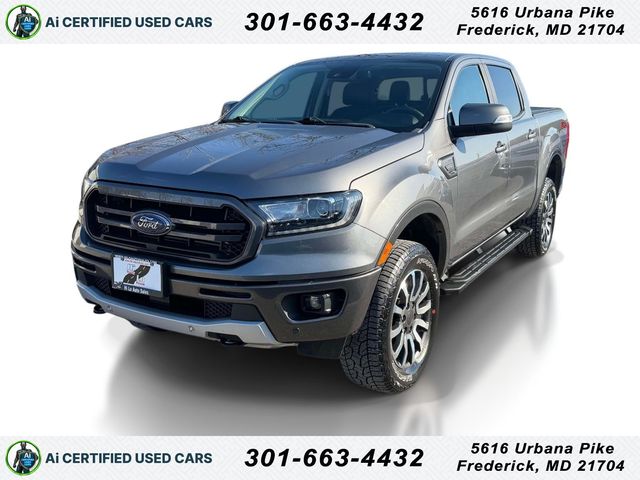 Gray Metallic 2021 Ford Ranger Pickup Truck Four-Wheel Drive Automatic