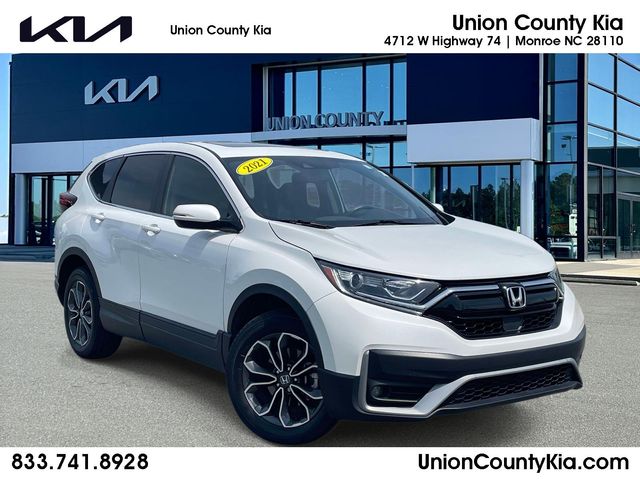 Black (Obsidian Blue) 2021 Honda CR-V EX-L AWD SUV / Crossover All-Wheel Drive Continuously Variable Transmission