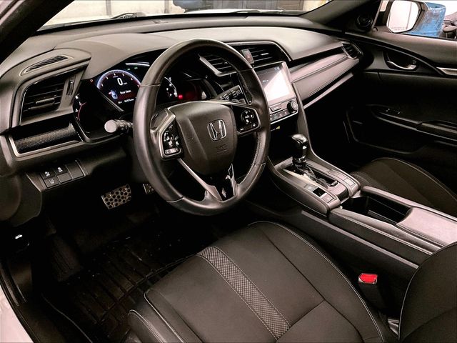 2021 Honda Civic Sport White at Bob Ruth Ford