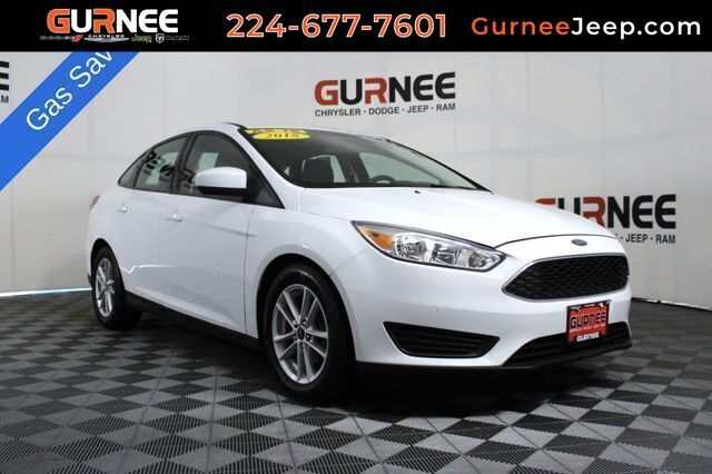 Oxford White 2018 Ford Focus Sedan Front-Wheel Drive 6-Speed Automatic