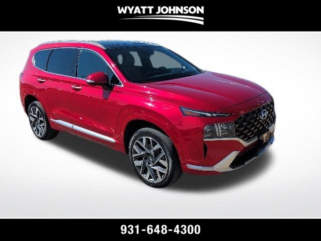 Calypso Red 2022 Hyundai Santa Fe Calligraphy AWD SUV / Crossover All-Wheel Drive Automatic