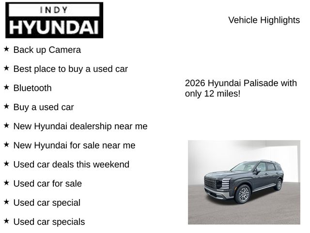 New 2026 Hyundai Palisade For Sale in Indianapolis, IN