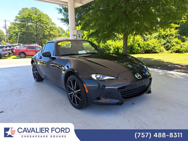 Jet Black Mica 2025 Mazda MX-5 Miata Convertible Rear-Wheel Drive 6-Speed Automatic