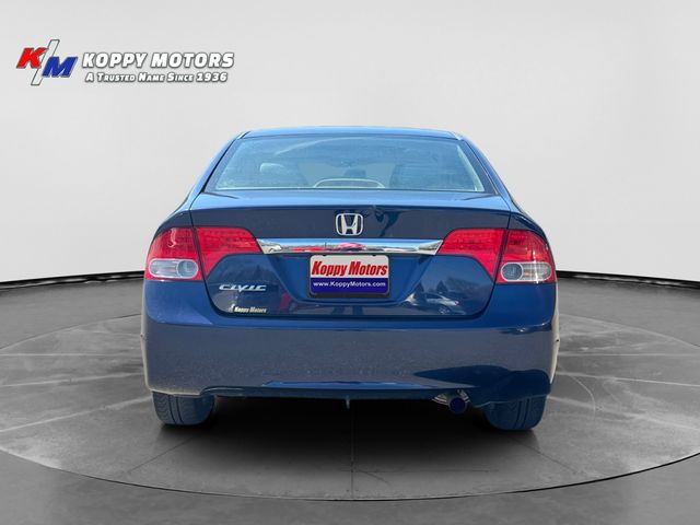 2010 Honda Civic EX - Blue exterior view 4