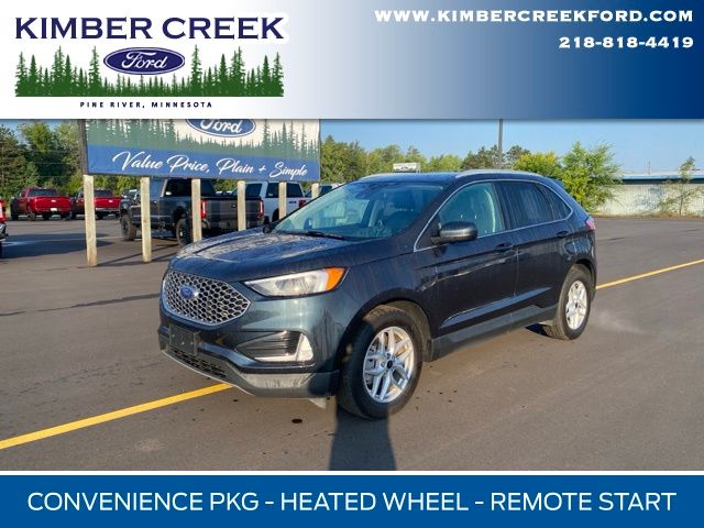 Stone Blue Metallic 2024 Ford Edge SUV / Crossover All-Wheel Drive 8-Speed Automatic