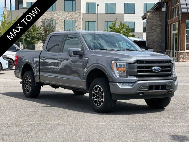 Gray Metallic 2021 Ford F-150 Pickup Truck Four-Wheel Drive Automatic