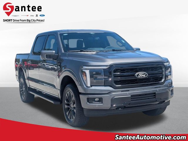 Gray 2026 Ford F-150 Lariat SuperCrew 4WD Pickup Truck Four-Wheel Drive Automatic