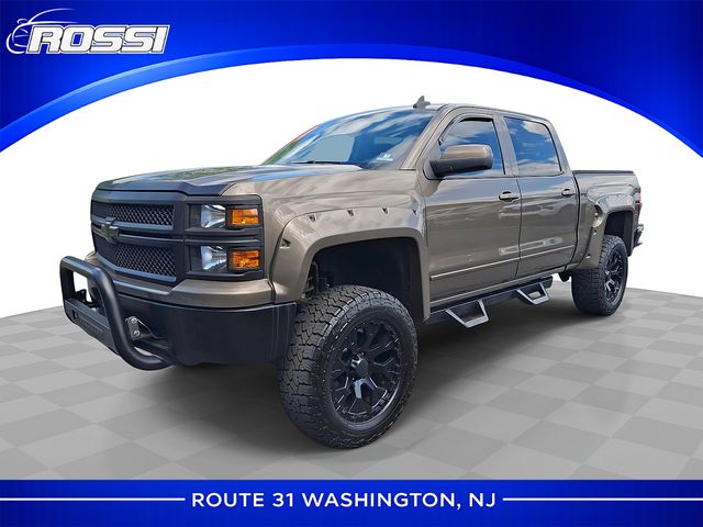 Brownstone Metallic 2015 Chevrolet Silverado 1500 Pickup Truck Four-Wheel Drive 6-Speed Automatic Overdrive