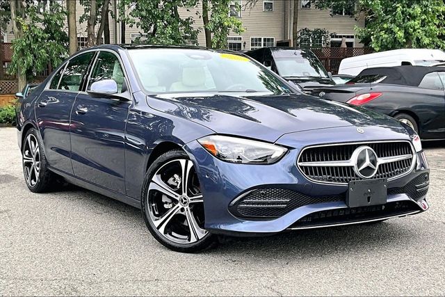 Twilight Blue 2026 Mercedes-Benz C-Class Sedan All-Wheel Drive 9-Speed Automatic