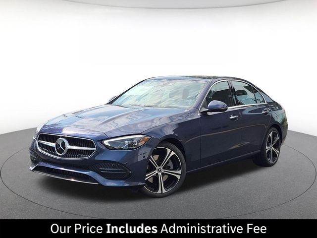 Twilight Blue 2026 Mercedes-Benz C-Class Sedan All-Wheel Drive 9-Speed Automatic