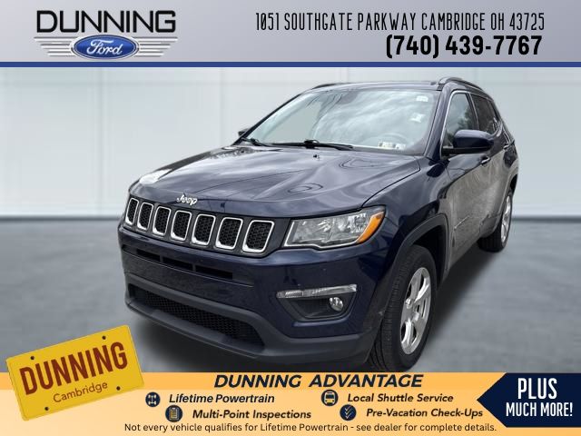 Jazz Blue Pearlcoat 2018 Jeep Compass Latitude 4WD SUV / Crossover Four-Wheel Drive 9-Speed Automatic