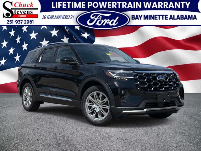 Agate Black Metallic 2026 Ford Explorer SUV / Crossover Rear-Wheel Drive Automatic
