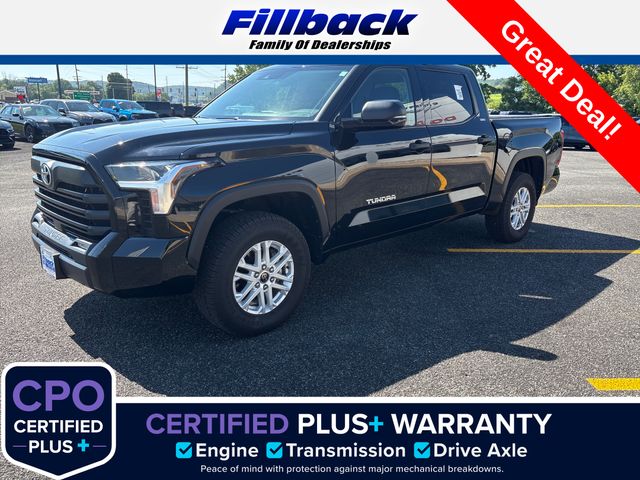 Midnight Black Metallic 2024 Toyota Tundra Pickup Truck Four-Wheel Drive Automatic