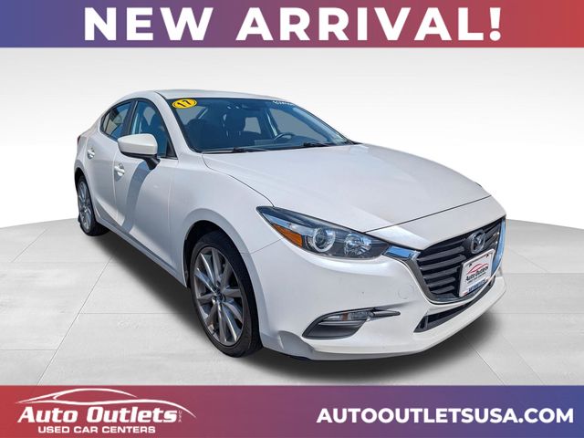 Snowflake White Pearl Mica 2017 Mazda MAZDA3 Sedan Front-Wheel Drive 6-Speed Automatic