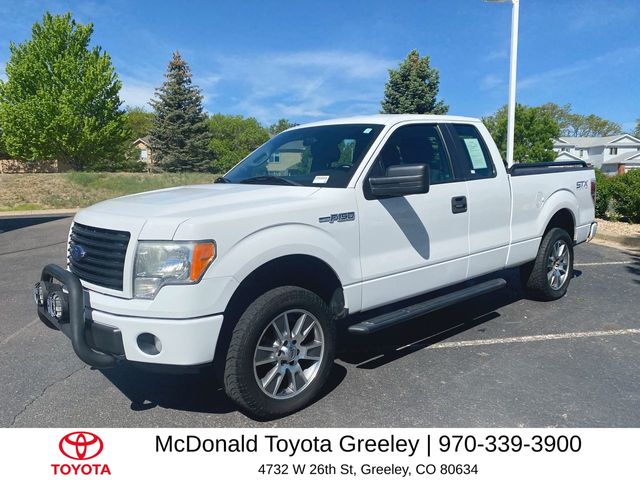 Oxford White 2014 Ford F-150 STX SuperCab 4WD Pickup Truck Four-Wheel Drive 6-Speed Automatic