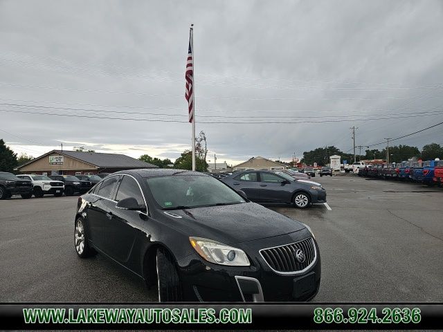 Carbon Black Metallic 2012 Buick Regal Sedan Front-Wheel Drive 6-Speed Automatic