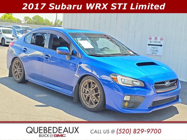 Blue Pearl 2017 Subaru WRX STI Sedan All-Wheel Drive 6-Speed Manual