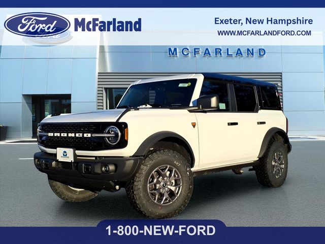 Oxford White 2025 Ford Bronco Badlands 4-Door 4WD SUV / Crossover Four-Wheel Drive Automatic