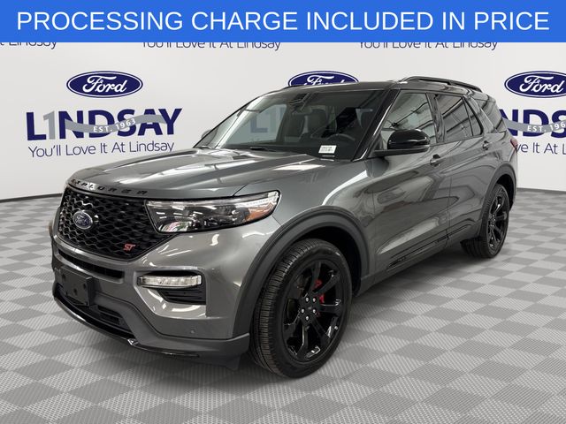 Gray Metallic 2024 Ford Explorer SUV / Crossover All-Wheel Drive Automatic