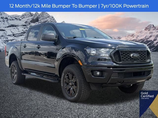 Shadow Black 2023 Ford Ranger Pickup Truck Four-Wheel Drive Automatic