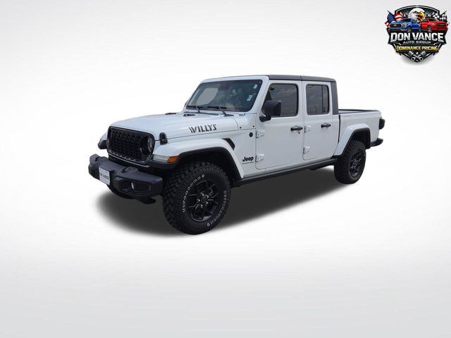Bright White Clearcoat 2024 Jeep Gladiator Pickup Truck Four-Wheel Drive 8-Speed Automatic