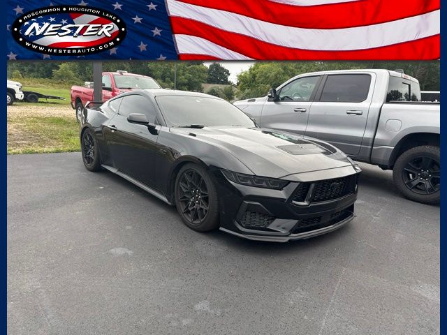 Shadow Black 2025 Ford Mustang Coupe Rear-Wheel Drive Automatic