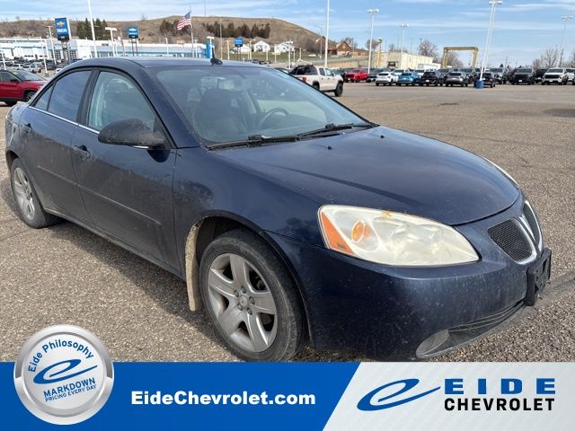 Midnight Blue Metallic 2008 Pontiac G6 Base Sedan Front-Wheel Drive 4-Speed Automatic Overdrive