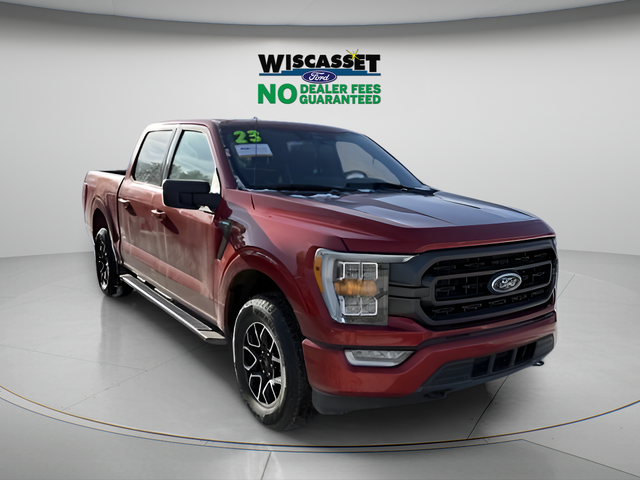 Hot Pepper Red Metallic Tinted Clearcoat 2023 Ford F-150 XLT SuperCrew 4WD Pickup Truck Four-Wheel Drive Automatic