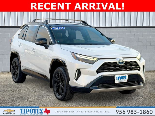 White 2023 Toyota RAV4 Hybrid XSE AWD SUV / Crossover All-Wheel Drive Continuously Variable Transmission