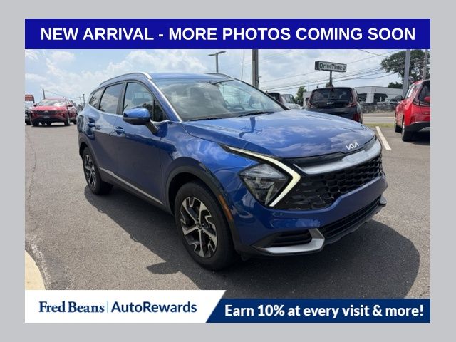 Sapphire Blue 2023 Kia Sportage EX AWD SUV / Crossover All-Wheel Drive 8-Speed Automatic