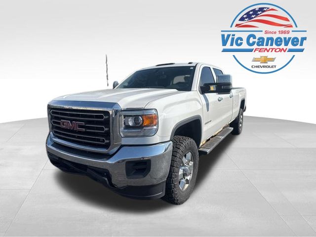 Summit White 2015 GMC Sierra 2500HD Base Crew Cab SB 4WD Pickup Truck Four-Wheel Drive 6-Speed Automatic Overdrive