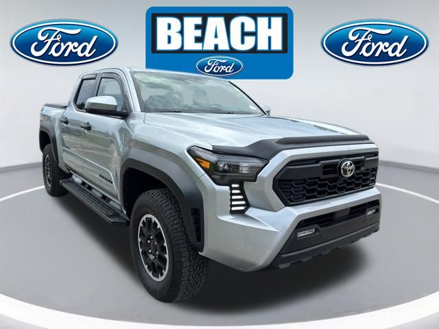 Celestial Silver Metallic 2025 Toyota Tacoma Pickup Truck Four-Wheel Drive 8-Speed Automatic