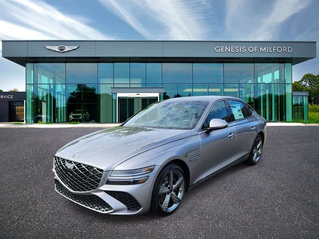 Savile Silver 2026 Genesis G80 3.5T Sport Prestige AWD Sedan All-Wheel Drive 8-Speed Automatic