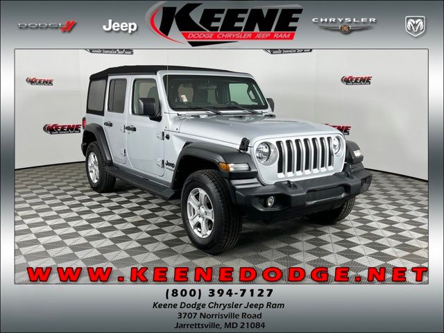 Silver Zynith Clearcoat 2022 Jeep Wrangler SUV / Crossover Four-Wheel Drive 8-Speed Automatic
