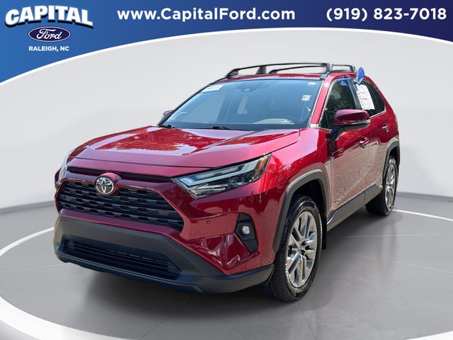Red (Ruby Flare Pearl) 2025 Toyota RAV4 SUV / Crossover Front-Wheel Drive 8-Speed Automatic