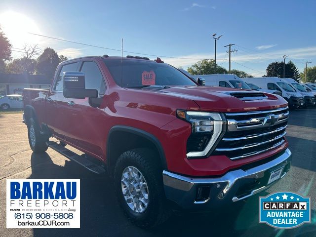 Red Hot 2024 Chevrolet Silverado 3500HD LTZ Crew Cab 4WD Pickup Truck Four-Wheel Drive Automatic