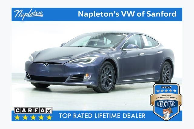 Gray 2018 Tesla Model S 75D AWD Sedan All-Wheel Drive 1-Speed Automatic