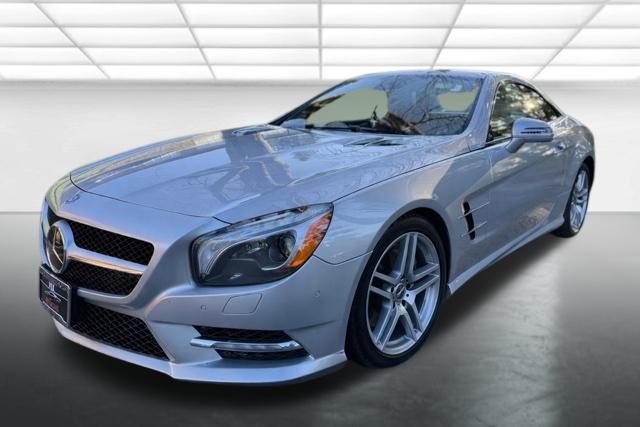Silver 2013 Mercedes-Benz SL-Class SL 550 Convertible Rear-Wheel Drive 7-Speed Automatic