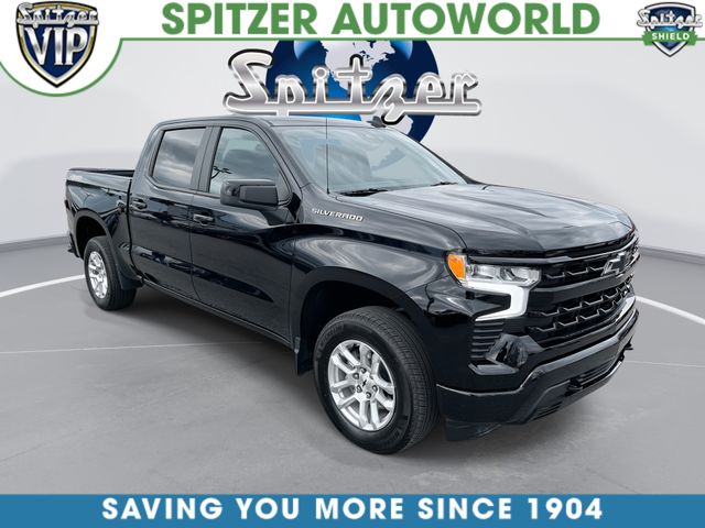 Black 2026 Chevrolet Silverado 1500 RST Crew Cab 4WD Pickup Truck Four-Wheel Drive Automatic