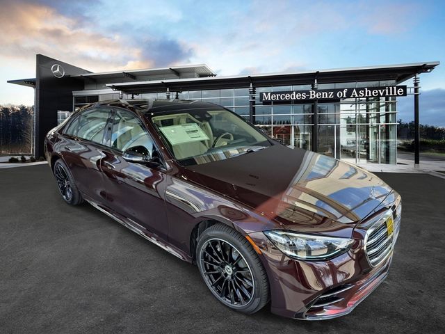 Red 2026 Mercedes-Benz S-Class S 580 4MATIC Sedan All-Wheel Drive 9-Speed Automatic