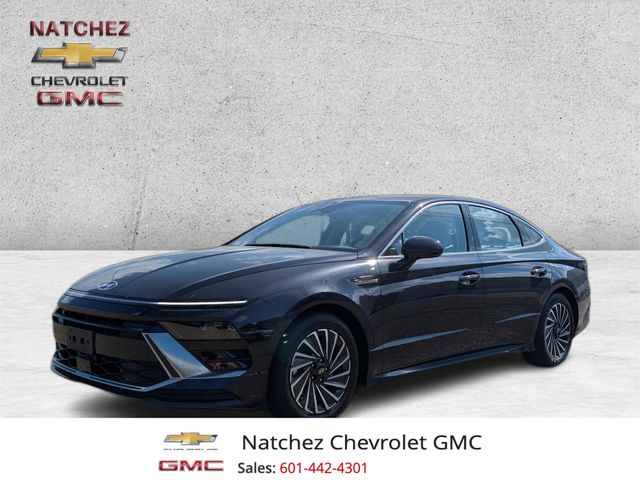 Carbon Blue 2025 Hyundai Sonata Hybrid SEL FWD Sedan Front-Wheel Drive 6-Speed Automatic