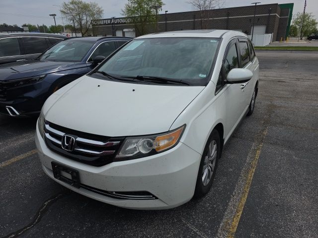 White Diamond Pearl 2015 Honda Odyssey EX-L FWD Minivan Front-Wheel Drive 6-Speed Automatic