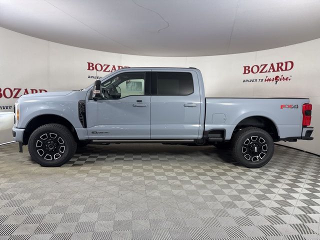 2025 Glacier Gray Metallic TriCoat Ford Super Duty F-350 SRW Platinum 4X4 Truck